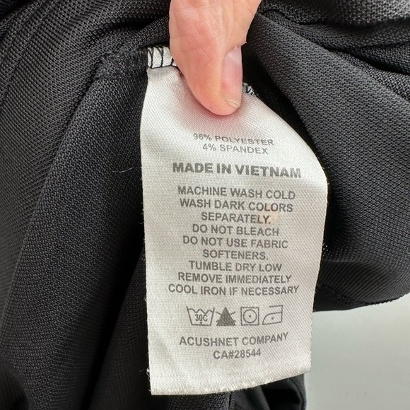 FOOTJOY GOLF men’s black-blue activewear athleisure casual polo. XL - Picture 8 of 10